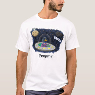 Schudvis uit de cartoon van de ruimte t-shirt
