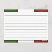 Schuffel Blank Recipe Kaarten (Achterkant)