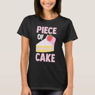 Schuffelkaas van het gebak van het dessert t-shirt