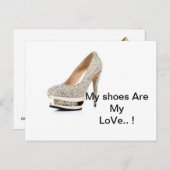 schuh- Postkarte Briefkaart (Voorkant / Achterkant)