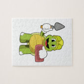 Schuif als Mason met Stone Legpuzzel (Horizontaal)