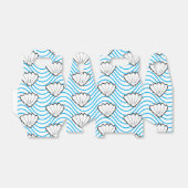 Schuif de witte en blauwe golfpatronen van de Sche Bedankdoosjes (Uitgevouwen)