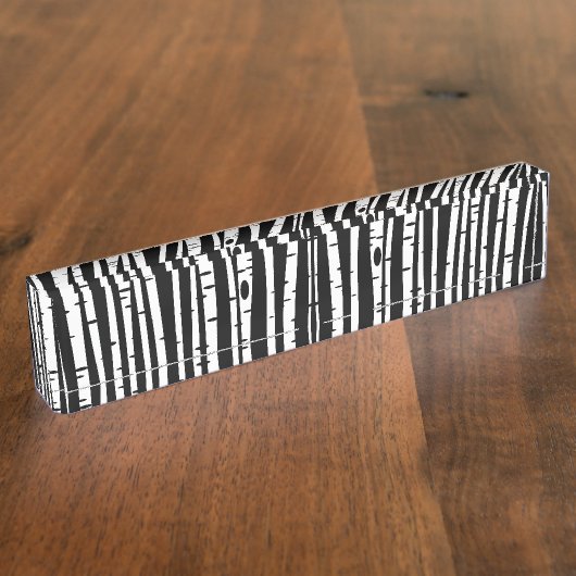 Schuif de zwarte witte boomstructuur met de muis naambordje (Zijkant)