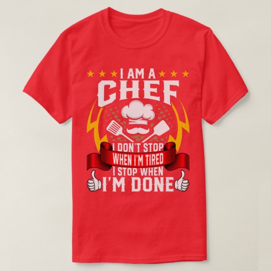 Schuif een Chef Cook Sous Chef Culinaire Chef Cuis T-shirt (Design voorkant)