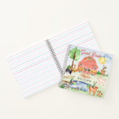 Schuif- en boerderijdieren Baby shower Guest Book Notitieboek (Binnen)