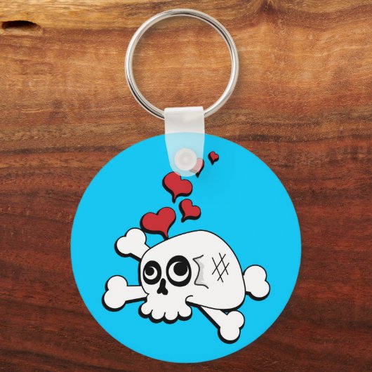 Schuif en hart sleutelhanger (Voorkant)