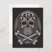 Schuif- en kruisbeenderen briefkaart (Voorkant / Achterkant)