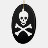 Schuif- en kruisbeenderen keramisch ornament (Links)