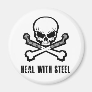 Schuif- en kruisbeenderen magneet