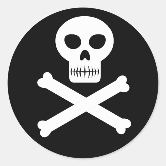 Schuif- en kruisbeenderen ronde sticker (Voorkant)