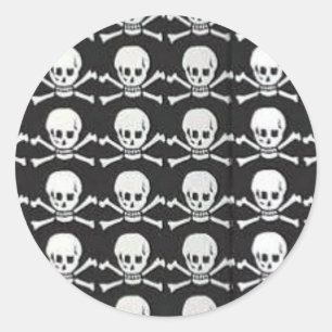 Schuif- en kruisbeenderen ronde sticker