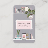 Schuif- en meisleurdemoed voor thuisontwerp visitekaartje (Voorkant)