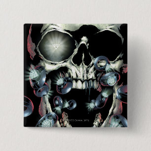 Schuif en ringen - Kleur Vierkante Button 5,1 Cm