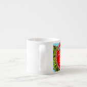 Schuif- en suikerafdruk espresso kop (Achterkant)