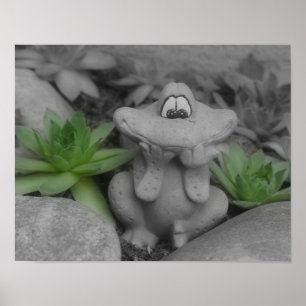 Schuif- en tuinbouillon, gedeeltelijke kleur poster