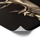 Schuif en vogel | AI Art Poster (Hoek)