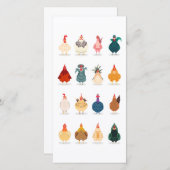  Schuif Feestdagenkaart (Voorkant / Achterkant)