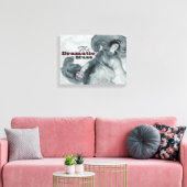 Schuif het dramatische muis CC0395 canvas (Insitu (Woonkamer))