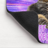 Schuif het! grappige kat muismat (Hoek)