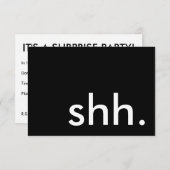 Schuif. Het is een verrassingsfeest! Kaart (Voorkant / Achterkant)