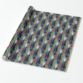 Schuif in Blanket Romantic Night Moon Wrapping Pap Cadeaupapier (Uitgerold)