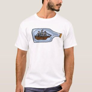 Schuif in een fles t-shirt