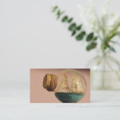 Schuif in een fles visitekaartje (Staand voorkant)