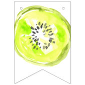 Schuif kind verjaardagsbrander vlaggetjes (Eerste vlag)