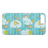 Schuif kinderen op het strandpatroon Case-Mate iPhone case (Achterkant (Horizontaal))