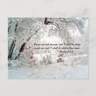 Schuif me met een hyssop en ik zal schoon zijn: wa briefkaart