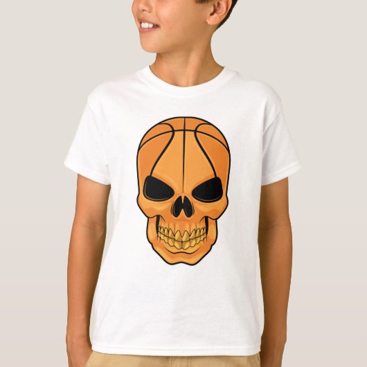 Schuif met Basketball Head T-shirt (Voorkant)