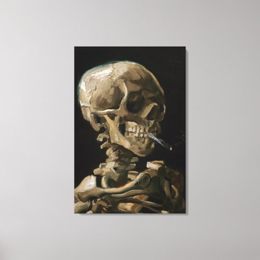 Schuif met Burning Cigarette Vincent van Gogh Art Canvas Afdruk (Voorkant)