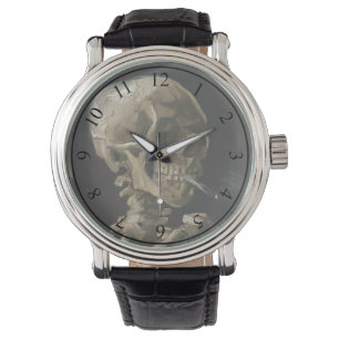 Schuif met Burning Cigarette Vincent van Gogh Art Horloge
