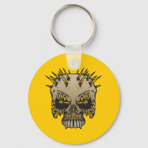 Schuif met doorboringen sleutelhanger