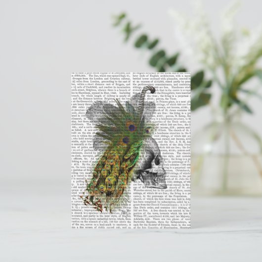 Schuif met kop briefkaart (Staand voorkant)