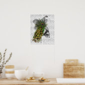 Schuif met kop poster (Keuken)