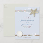 Schuif met lint aankondigingskaart (Voorkant / Achterkant)