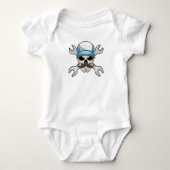 Schuif met Mustache & Wright Romper (Voorkant)