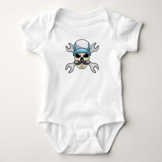 Schuif met Mustache & Wright Romper (Voorkant)