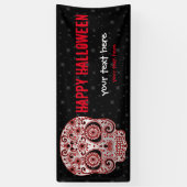 Schuif met rode suiker * kies achtergrondkleur spandoek (Verticaal)