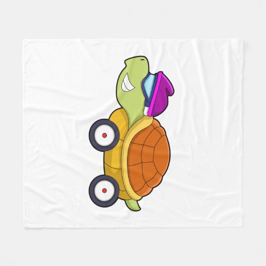 Schuif met Shell als auto Fleece Deken (Voorkant (Horizontaal))