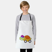 Schuif met Shell als auto Schort (Gedragen)