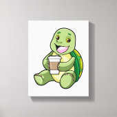 Schuif met Shell & Coffee om te gaan Canvas Afdruk (Voorkant)