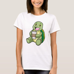 Schuif met Shell & Coffee om te gaan T-shirt