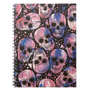 Schuif met veelhoekige siervoorwerpen. Halloween. Notitieboek