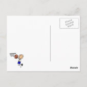 Schuif op Basketball Sink T-shirs en Gifts Briefkaart (Achterkant)