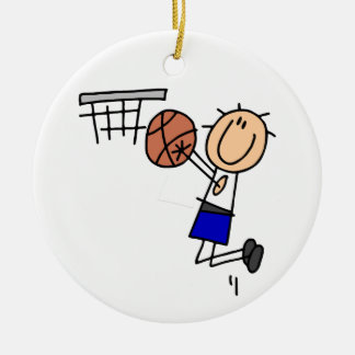 Schuif op Basketball Sink T-shirs en Gifts Keramisch Ornament