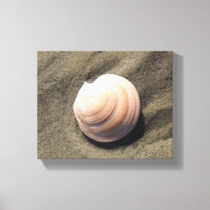 Schuif op de zand canvas afdruk