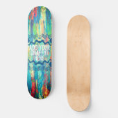 Schuif Streak Skateboard Deck (Voorkant)