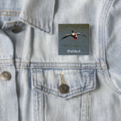 Schuif Vierkante Button 5,1 Cm (In situ)